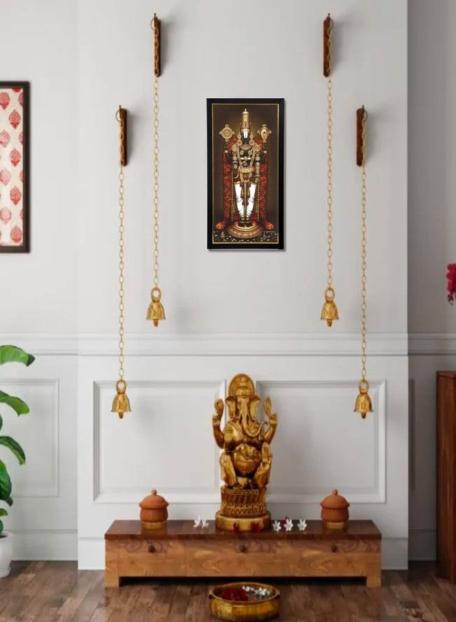 101Temples 101 Temples - Divinity Eternity Spirituality Nijapada Dharshanam Rose Garland Photo Frame (Wood_Brown_10 x 13 Inc) ,Wall Mount - Image 3